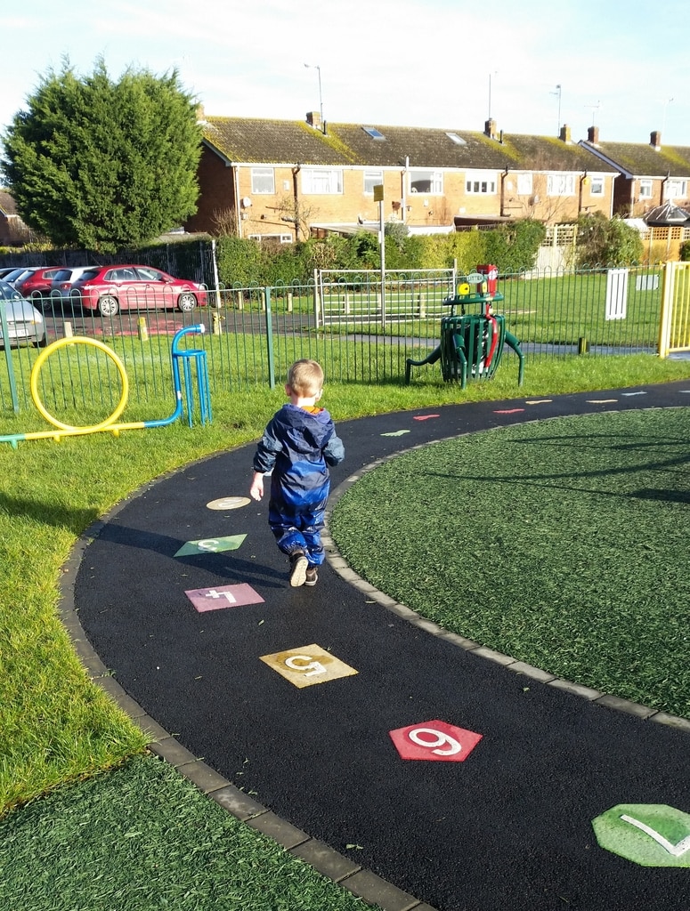 Boy in park