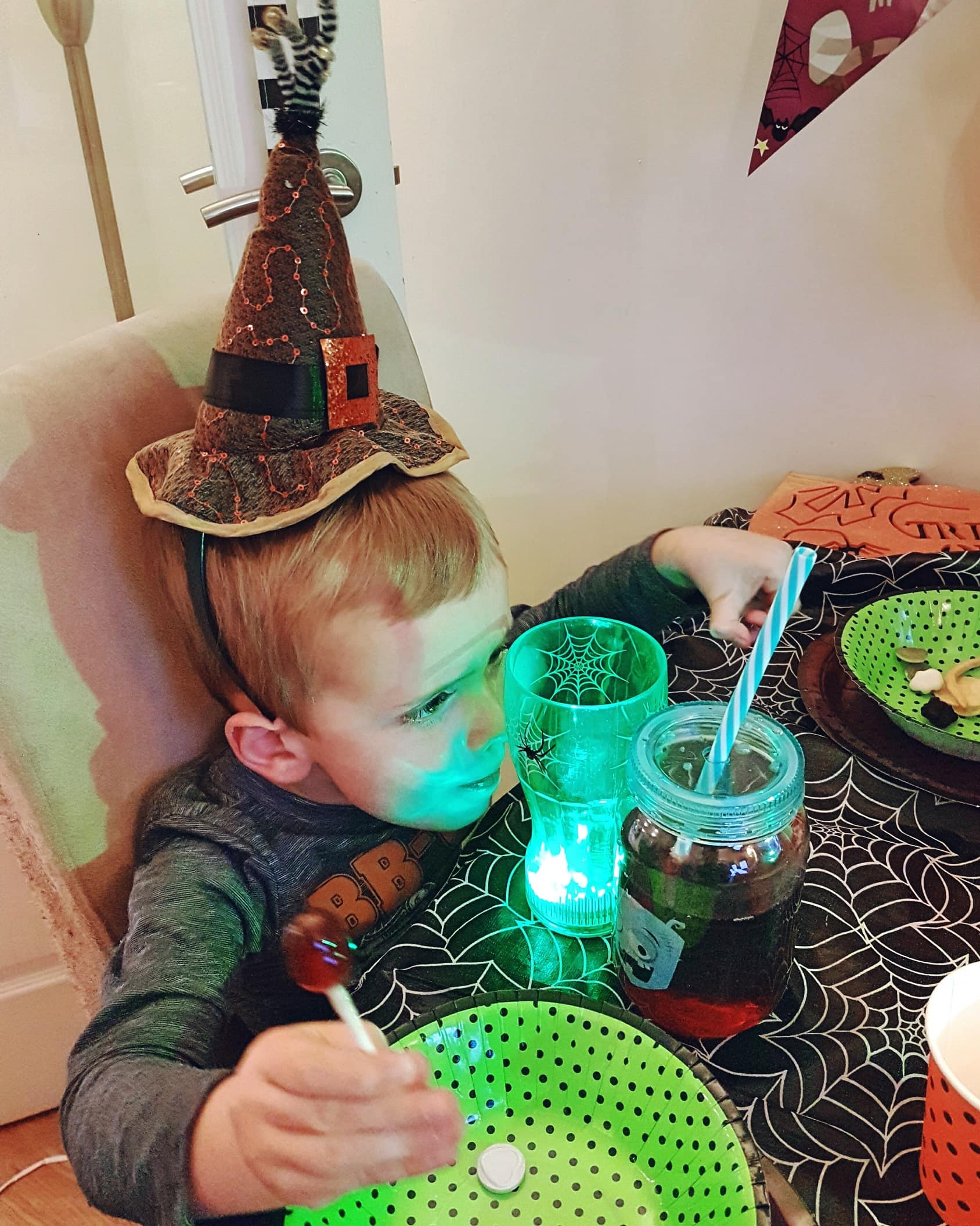 Boy at a Halloween Party by Someone's Mum