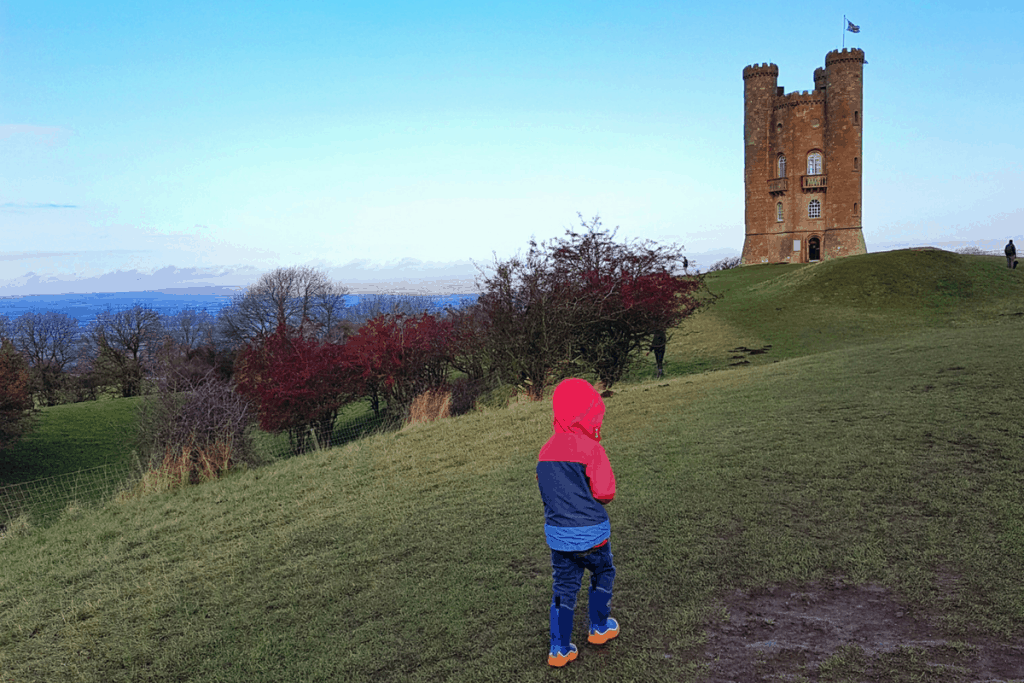 Boy walks near castle - Photo by Someone's Mum