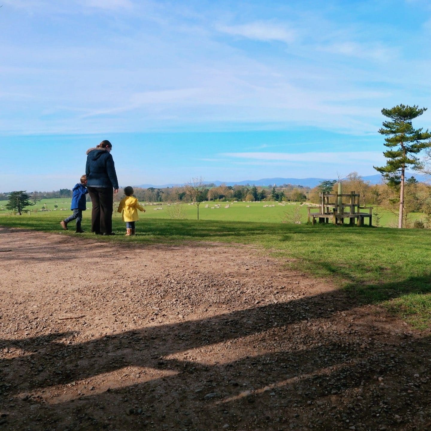 Me and my son and daughter at Croome