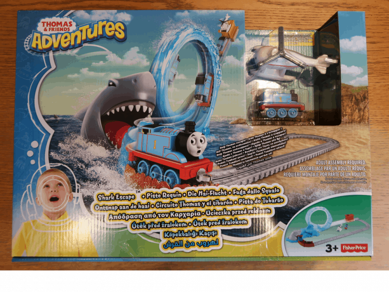 Thomas and Friends Adventures Shark Escape box