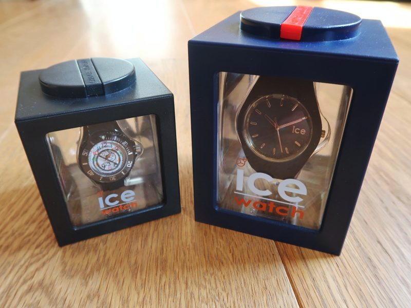 Our Ice Watches in their packaging 