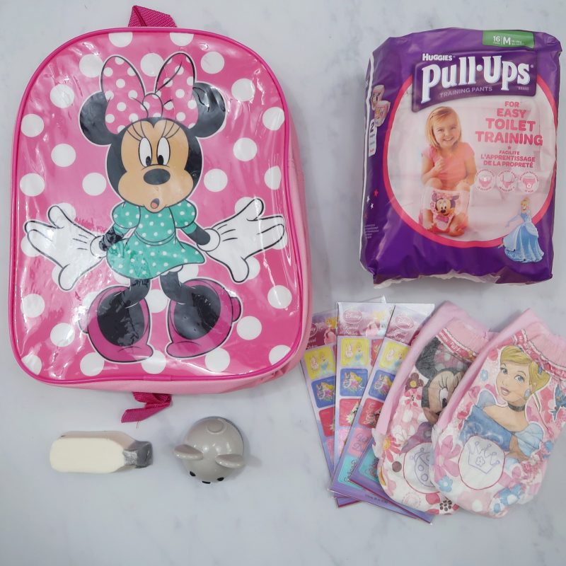 Our day time items for potty training success