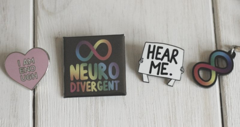 Neurodiversity pins