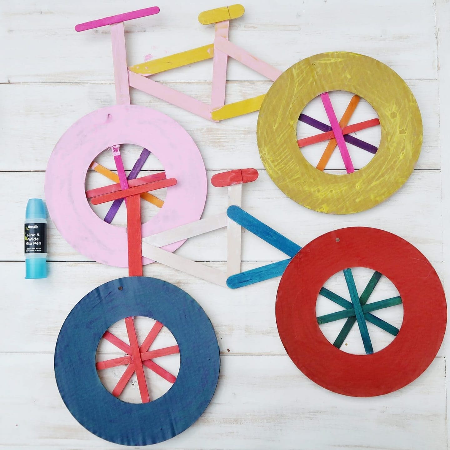 Easy Bicycle Craft for Kids with just 4 items Someone's Mum