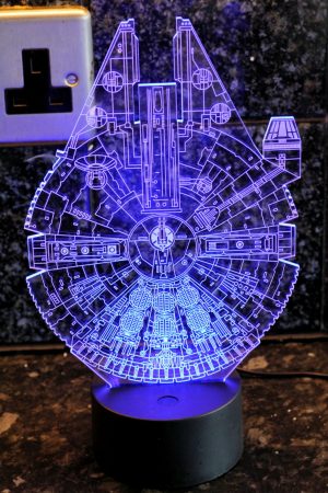 LED lamp Millenium Falcon - Father's Day Gift Guide