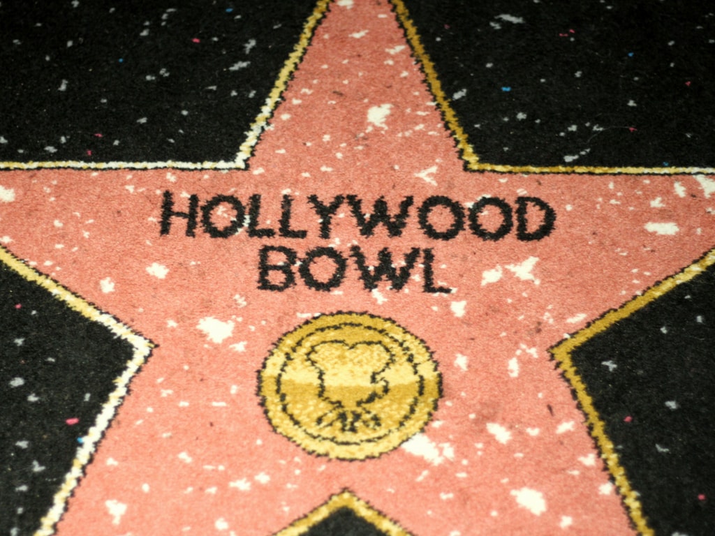 Hollywood Bowl Star on the carpet