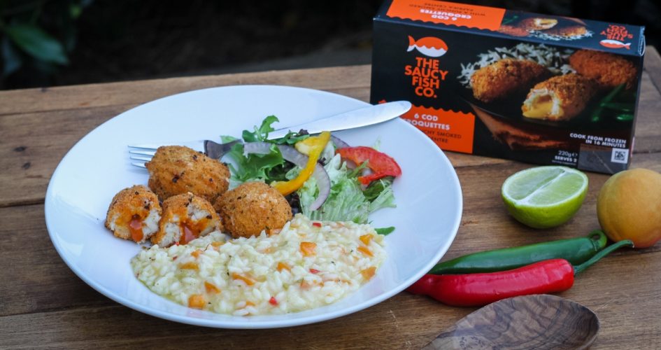 Apricot Risotto with The Saucy Fish Co. Cod Croquettes - Someone's Mum