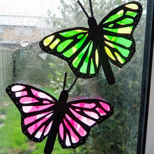 Easy Butterfly Craft Puppets and Sun-Catchers - Someone's Mum