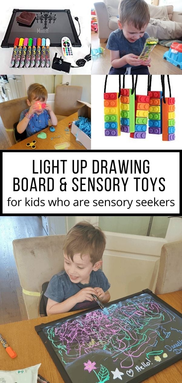 sensory light up drawing board