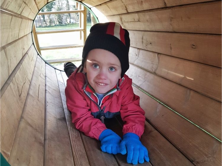 Biggest in a play tunnel - My son is not a problem