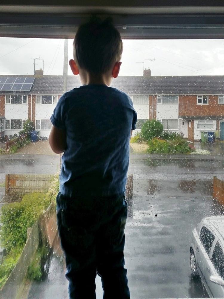 Biggest looking out of window