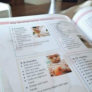 Milestones shown in a parenting book - for ACE Milestones